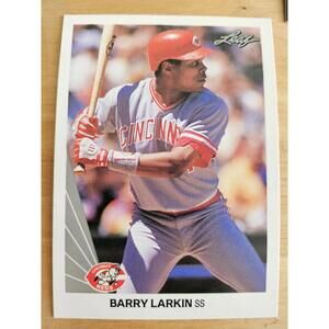 1990 LEAF BASEBALL Barry Larkin #18 HOF Reds
